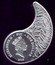 Fiji Dollar Bengal Tiger 2010 Proof KM# 153 ELIZABETH II ONE DOLLAR FIJI 2010 1 OZ 999 SILVER coin obverse