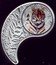 Fiji One Dollar Siberian Tiger 2010 Proof KM# 152 THE SIBERIAN TIGER PANTHERA TIGRIS ALTAICA coin reverse