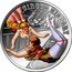 Fiji Dollar The Flying Artists 2014 Proof KM# 518 CIRCUS HISTORY coin reverse
