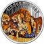 Fiji Dollar The Tiger Tamer 2014 Proof KM# 519 CIRCUS HISTORY coin reverse
