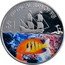 Fiji Dollar Flame Angelfish 2009 KM# 149 TROPICAL FISH OF FIJI $1 coin reverse