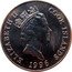 Cook Islands Dollar Western Lowland Gorilla 1996 KM# 347 ELIZABETH II COOK ISLANDS 1996 RDM coin obverse