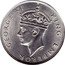 Fiji Florin George VI 1941 KM# 13 GEORGE VI KING EMPEROR coin obverse