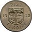 Fiji Florin George VI 1942 S KM# 13a FIJI 19 42 FLORIN coin reverse