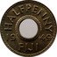 Fiji Halfpenny George VI 1949 KM# 16 KING GEORGE THE SIXTH coin obverse