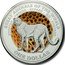 Fiji One Dollar Cheetah 2009 KM# 141 GREAT ANIMALS OF THE WORLD CHEETAH ГЕПАРД GEPARD 猎豹 GHEPARD ONE DOLLAR coin reverse