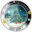 Niue One Dollar Christmas Tree 2023 mw MERRY CHISTMAS coin reverse
