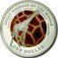 Fiji One Dollar Giraffe 2009 KM# 143 GREAT ANIMALS OF THE WORLD GIRAFFE 長頸鹿 ŻYRAFA GIRAFE ЖИРАФА ONE DOLLAR coin reverse