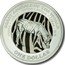 Fiji One Dollar Zebra 2009 KM# 139 GREAT ANIMALS OF THE WORLD ZEBRA ZEBRY CEBRA ЗЕБРЫ ΖΈΒΡΑ 斑馬 ONE DOLLAR coin reverse