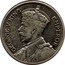 Fiji Shilling George V. Outrigger 1935 KM# 4 GEORGE V KING EMPEROR coin obverse