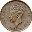 Fiji Shilling Outrigger 1938 KM# 12 GEORGE VI KING EMPEROR coin obverse