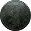 Fiji Shilling Outrigger 1965 KM# 23 QUEEN ELIZABETH THE SECOND coin obverse