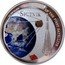 Fiji Two Dollars 50th Anniversary of Launch of the 1st Satelite Sputnik I 2007 Prooflike KM# 114 1957 1 OZ 999 SILVER LAUNCH OF THE FIRST SATELLITE SPUTNIK coin reverse