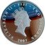 Fiji Two Dollars Blue Crested Broadbill 2007 Prooflike KM# 115 ELIZABETH II FIJI TWO DOLLARS 2007 coin obverse