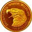 Cook Islands 100 Dollars American Bald Eagle 1990 Prooflike KM# 74 ENDANGERED WORLD WILDLIFE 100 DOLLARS coin reverse