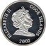 Cook Islands 2 Dollars 17th World Football Championship in South Korea & Japan 2002 KM# 468 ELIZABETH II COOK ISLANDS 2002 coin obverse