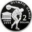 Cook Islands 2 Dollars XXVIII Summer Olympics Athens 2002 Proof KM# 1119 OLYMPIC GAMES ATHENS 2004 2 DOLLARS coin reverse