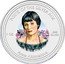 Cook Islands Two Dollars Anna Akhmatova 2006 Proof KM# 1627 POETS OF THE SILVER AGE 1OZ 999 SILVER ANNA AKHMATOVA coin reverse