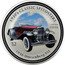 Cook Islands Two Dollars 1936 Duesenberg SSJ 2006 Prooflike KM# 526 1930'S CLASSIC SPEEDSTERS 1 OZ .999 SILVER $2 1936 DUESENBERG SSJ coin reverse