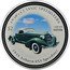 Cook Islands Two Dollars Auburn Speedster 2006 Prooflike KM# 524 1930'S CLASSIC SPEEDSTERS $2 1 OZ 999 SILVER 1935 AUBURN 851 SPEEDSTER coin reverse