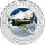 Cook Islands Two Dollars Polikarpov I-16 2006 Prooflike KM# 1291 1930'S RACERS 1 OZ .999 SILVER $2 POLIKARPOV I-16 coin reverse
