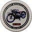 Cook Islands Two Dollars 1938 Izh 8 2007 Proof KM# 1318 GREAT MOTORCYCLES OF THE 30'S ИЖ 1938 IZH 8 coin reverse