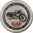 Cook Islands Two Dollars 1930 BSA Sloper 2007 Proof KM# 1317 GREAT MOTORCYCLES OF THE 30'S BSA 1930 BSA SLOPER coin reverse