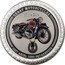 Cook Islands Two Dollars Ariel 1000 Square Four 2007 Prooflike KM# 515 GREAT MOTORCYCLES OF THE 30'S 1937 ARIEL 1000 SQUAREFOUR coin reverse