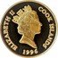 Cook Islands 20 Dollars Friedrich von Schiller 1996 Proof KM# 847 ELIZABETH II COOK ISLANDS RDM 1996 coin obverse