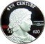 Cook Islands 20 Dollars 4th Century. Constantin the Great 1997 Proof KM# 886 4TH CENTURY CONSTANTINE THE GREAT $20 FM coin reverse