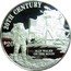 Cook Islands 20 Dollars 20th Century. Man Walks on the Moon 1997 Proof KM# 899 20TH CENTURY $20 MAN WALKS ON THE MOON FM coin reverse