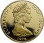 Cook Islands 200 Dollars Bicentennial of the discovery of Hawaii by Capt. James Cook 1978 FM Proof KM# 22 ELIZABETH II COOK ISLANDS 1978 coin obverse