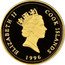 Cook Islands 200 Dollars Mother's Day 1996 Proof KM# 845 ELIZABETH II COOK ISLANDS RDM 1996 coin obverse