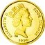 Cook Islands 25 Dollars Elizabeth II Eagle 1990 Proof KM# 86 ELIZABETH II COOK ISLANDS PM 1997 coin obverse