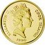 Cook Islands 25 Dollars Elizabeth II Longhorn 1990 Proof KM# 84 ELIZABETH II COOK ISLANDS PM 1990 coin obverse