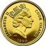 Cook Islands 25 Dollars Bison 1990 Proof KM# 83 ELIZABETH II COOK ISLANDS PM 1990 coin obverse