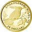 Cook Islands 25 Dollars Bee Hummingbird 1990 Proof KM# 239 ENDANGERED WILDLIFE 25 DOLLARS coin reverse