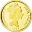 Cook Islands 25 Dollars Butterfly 1992 Proof KM# 243 ELIZABETH II COOK ISLANDS PM 1992 coin obverse