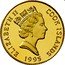 Cook Islands 25 Dollars Elizabeth II Archery 1995 Proof KM# 238 ELIZABETH II COOK ISLANDS RDM 1995 coin obverse