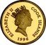 Cook Islands 25 Dollars Olympic National Park 1996 Proof KM# 291 ELIZABETH II COOK ISLANDS 1996 coin obverse