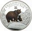 Cook Islands 25 Dollars Elizabeth II Yellowstone 1996 Proof KM# 290 YELLOWSTONE NATIONAL PARK GRIZZLY BEAR 25 DOLLARS coin reverse