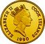 Cook Islands 250 Dollars Hernando de Soto. 500th Anniversary of the Discovery of America 1990 Proof KM# 814 ELIZABETH II COOK ISLANDS 1990 coin obverse