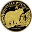 Cook Islands 250 Dollars Yellowstone National Park 1996 Proof KM# 296 YELLOWSTONE NATIONAL PARK GRIZZLY BEAR A SH 96 250 DOLLARS coin reverse