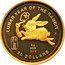 Cook Islands 30 Dollars Year of The Rabbit 1999 Proof KM# 1094 LUNAR YEAR OF THE RABBIT P 5G 9999 GOLD 30 DOLLARS coin reverse