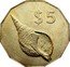 Cook Islands 5 Dollars Shell 2003 KM# 418 $ 5 coin reverse