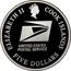 Cook Islands Five Dollars Benjamin Franklin Stamp 2004 Proof KM# 469a ELIZABETH II COOK ISLANDS FIVE DOLLARS UNITED STATES POSTAL SERVICE coin obverse