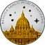 Cook Islands 5 Dollars St. Peters Basilica 2006 Proof KM# 565 BASILICA SANCTI PETRI IN VATICANO 1506 - 2006 coin reverse