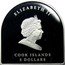 Cook Islands 5 Dollars Pope Visit in Mariazell 2007 Proof KM# 572 ELIZABETH II COOK ISLANDS 5 DOLLARS coin obverse