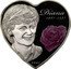 Cook Islands 5 Dollars Princess Diana in Memoriam 2007 Proof KM# 576 DIANA 1961-1997 2007 coin reverse