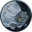 Cook Islands 5 Dollars 140th Anniversary of the Pultusk Meteorite 2008 Proof KM# 618 METEORITE FALL 1868 PULTUSK 2008 coin reverse